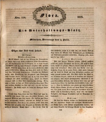Flora (Baierische National-Zeitung) Dienstag 19. Juli 1825