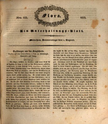 Flora (Baierische National-Zeitung) Donnerstag 4. August 1825