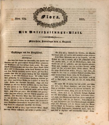 Flora (Baierische National-Zeitung) Sonntag 14. August 1825