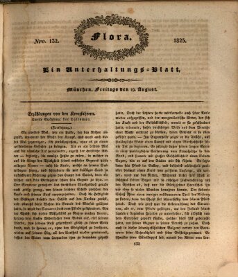 Flora (Baierische National-Zeitung) Freitag 19. August 1825