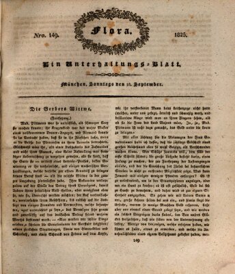 Flora (Baierische National-Zeitung) Sonntag 18. September 1825