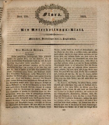 Flora (Baierische National-Zeitung) Dienstag 20. September 1825