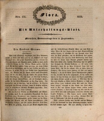 Flora (Baierische National-Zeitung) Donnerstag 22. September 1825