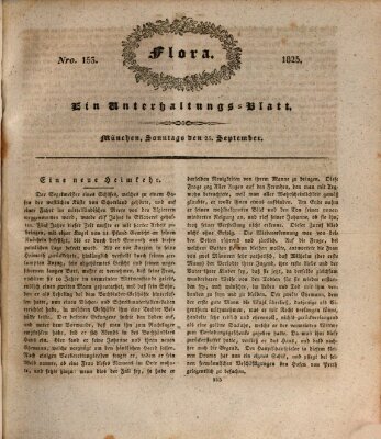 Flora (Baierische National-Zeitung) Sonntag 25. September 1825