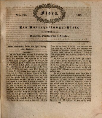 Flora (Baierische National-Zeitung) Freitag 7. Oktober 1825