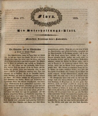 Flora (Baierische National-Zeitung) Sonntag 6. November 1825