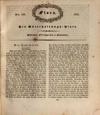 Flora (Baierische National-Zeitung) Freitag 18. November 1825