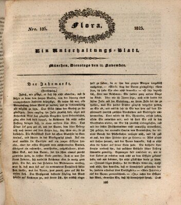 Flora (Baierische National-Zeitung) Dienstag 22. November 1825