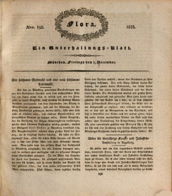 Flora (Baierische National-Zeitung) Freitag 2. Dezember 1825