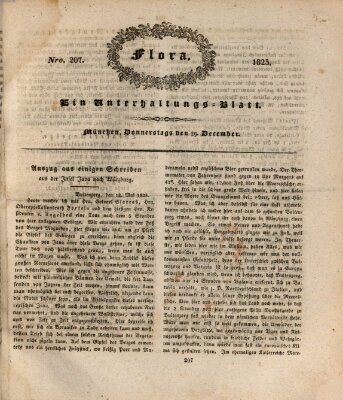 Flora (Baierische National-Zeitung) Donnerstag 29. Dezember 1825