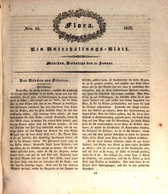 Flora (Baierische National-Zeitung) Dienstag 24. Januar 1826