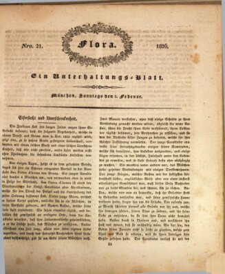 Flora (Baierische National-Zeitung) Sonntag 5. Februar 1826