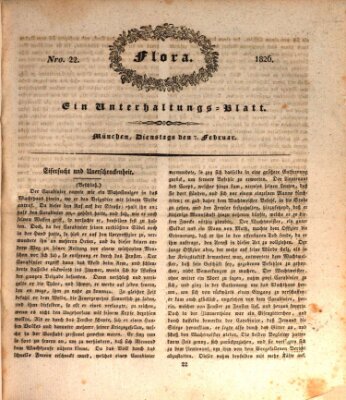 Flora (Baierische National-Zeitung) Dienstag 7. Februar 1826