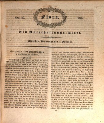 Flora (Baierische National-Zeitung) Dienstag 14. Februar 1826