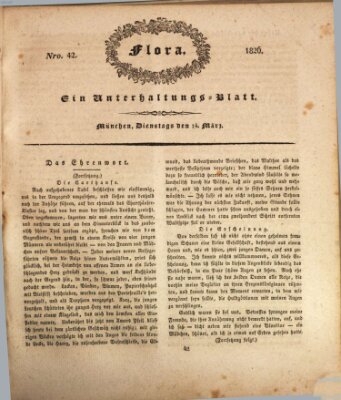 Flora (Baierische National-Zeitung) Dienstag 14. März 1826