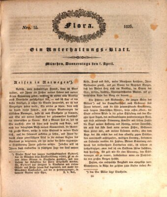 Flora (Baierische National-Zeitung) Donnerstag 6. April 1826