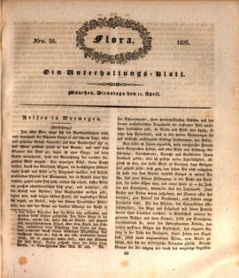 Flora (Baierische National-Zeitung) Dienstag 11. April 1826