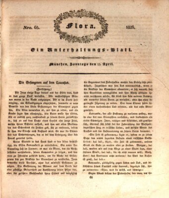 Flora (Baierische National-Zeitung) Sonntag 23. April 1826