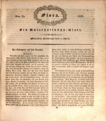 Flora (Baierische National-Zeitung) Sonntag 30. April 1826