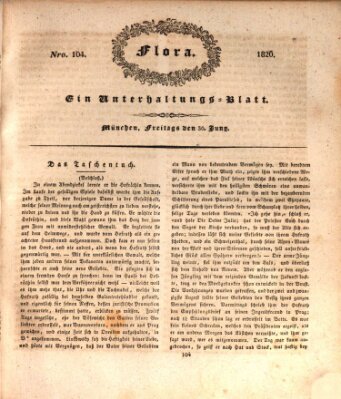 Flora (Baierische National-Zeitung) Freitag 30. Juni 1826