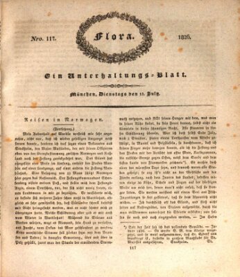 Flora (Baierische National-Zeitung) Dienstag 18. Juli 1826