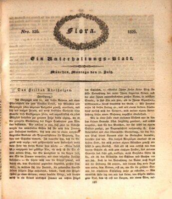 Flora (Baierische National-Zeitung) Montag 31. Juli 1826