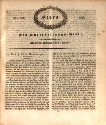 Flora (Baierische National-Zeitung) Montag 7. August 1826