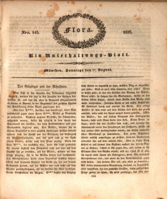 Flora (Baierische National-Zeitung) Sonntag 27. August 1826