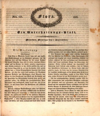 Flora (Baierische National-Zeitung) Montag 4. September 1826