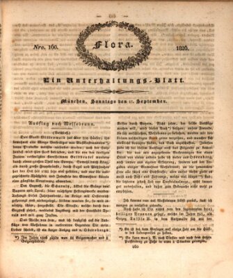 Flora (Baierische National-Zeitung) Sonntag 17. September 1826