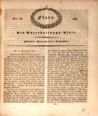 Flora (Baierische National-Zeitung) Sonntag 24. September 1826