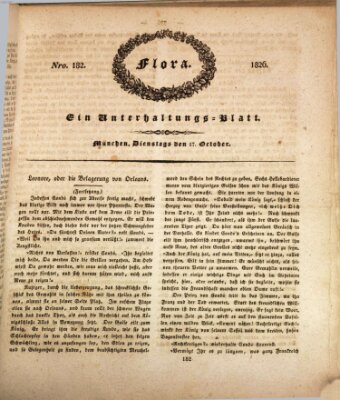 Flora (Baierische National-Zeitung) Dienstag 17. Oktober 1826