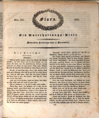 Flora (Baierische National-Zeitung) Sonntag 31. Dezember 1826