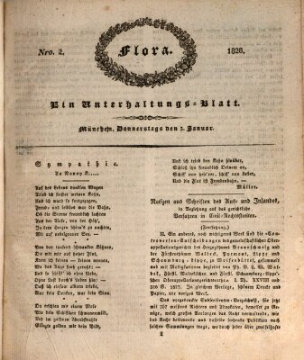 Flora (Baierische National-Zeitung) Donnerstag 3. Januar 1828