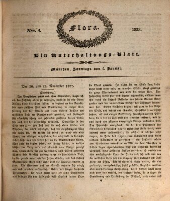 Flora (Baierische National-Zeitung) Sonntag 6. Januar 1828