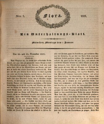 Flora (Baierische National-Zeitung) Montag 7. Januar 1828