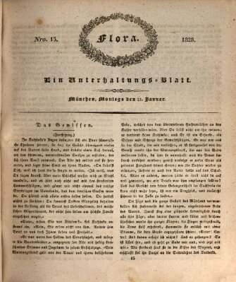 Flora (Baierische National-Zeitung) Montag 21. Januar 1828