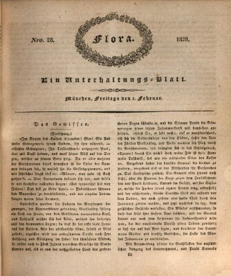 Flora (Baierische National-Zeitung) Freitag 8. Februar 1828