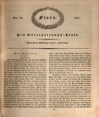 Flora (Baierische National-Zeitung) Montag 11. Februar 1828