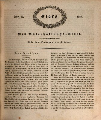 Flora (Baierische National-Zeitung) Freitag 15. Februar 1828