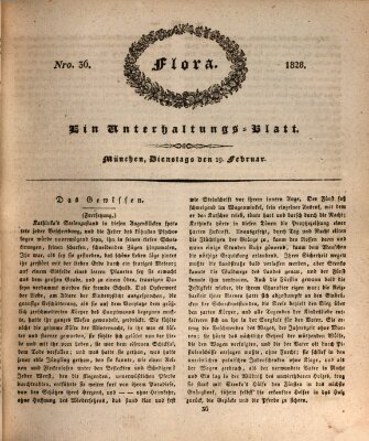 Flora (Baierische National-Zeitung) Dienstag 19. Februar 1828