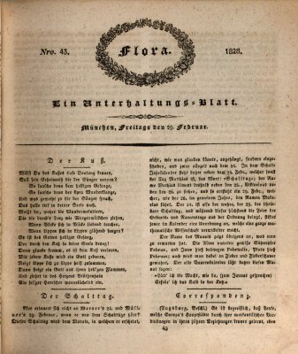 Flora (Baierische National-Zeitung) Freitag 29. Februar 1828