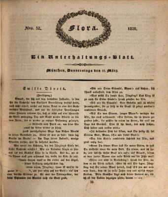 Flora (Baierische National-Zeitung) Donnerstag 13. März 1828