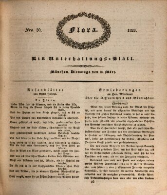 Flora (Baierische National-Zeitung) Dienstag 18. März 1828