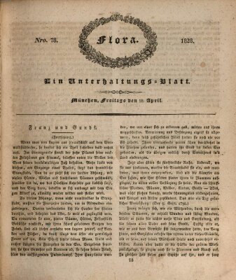 Flora (Baierische National-Zeitung) Freitag 18. April 1828