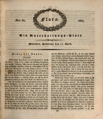 Flora (Baierische National-Zeitung) Sonntag 27. April 1828