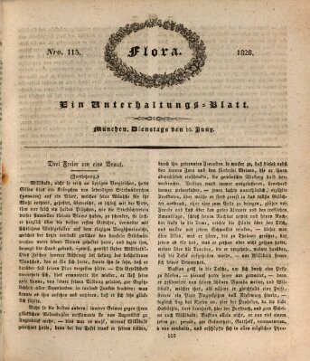 Flora (Baierische National-Zeitung) Dienstag 10. Juni 1828