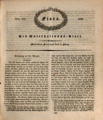 Flora (Baierische National-Zeitung) Freitag 20. Juni 1828