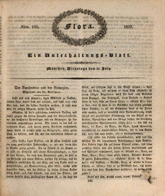 Flora (Baierische National-Zeitung) Dienstag 22. Juli 1828