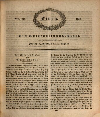 Flora (Baierische National-Zeitung) Montag 18. August 1828